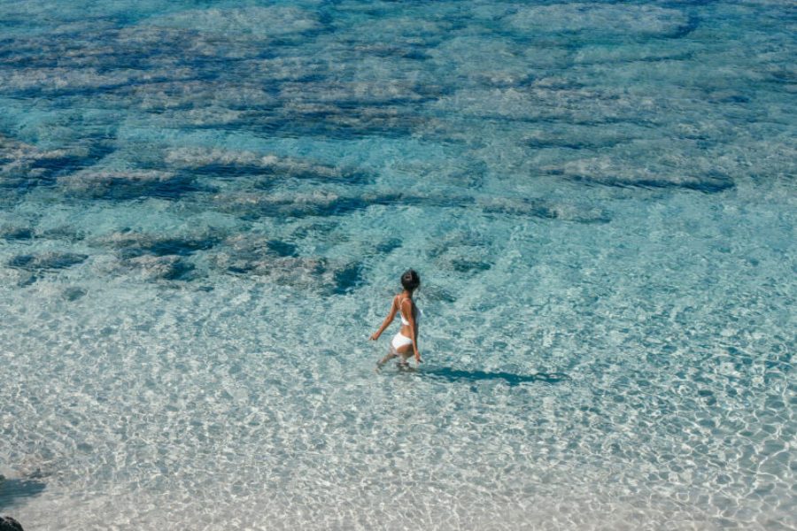 The sea, and the afternoon